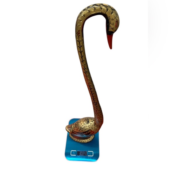 Brass Duck Pair Statue in Gold Color 5.3 lbs - Picture 12 of 13